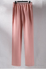 Pink Ruffles 3/4 Sleeves Mother of the Bride Pant Suits