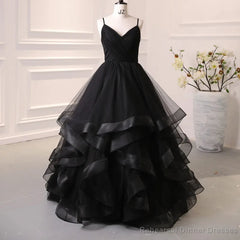 Lace Wined Red Black Quinceanera Dress Spaghetti Straps Ruched Organza Prom Dress