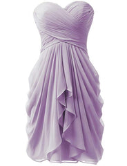 Sweetheart Bridesmaid Dress, Short Homcecoming Dress 2025 Formal Dress