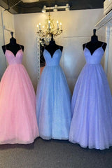 Priness A Line Long Prom Dresses, Formal Dresses 2025