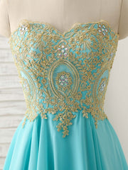 Cute Green Lace Applique Short Prom Dress Green Homecoming Dress