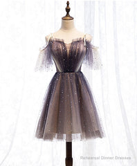 Cute Tulle Short Prom Dress, Cute Tulle Homecoming Dress