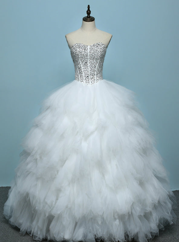 Fashion Wedding Dress Sexy High Quality Feather Princess Wedding Gown