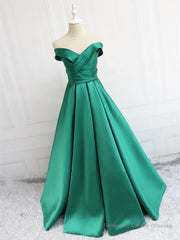 Off the Shoulder Long Prom Dresses, Off Shoulder Formal Evening Dresses