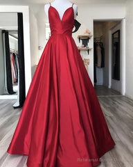 Red Prom Dresses, Red Ball Gowns Red Evening Dress, Long Formal Dress, Long Evening Gowns