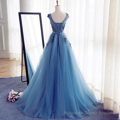 A Line Flowers Long Charming Women Prom Dresses