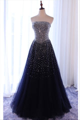 Sparkle Sequins A-line Party Dress , Handmade Formal Gowns