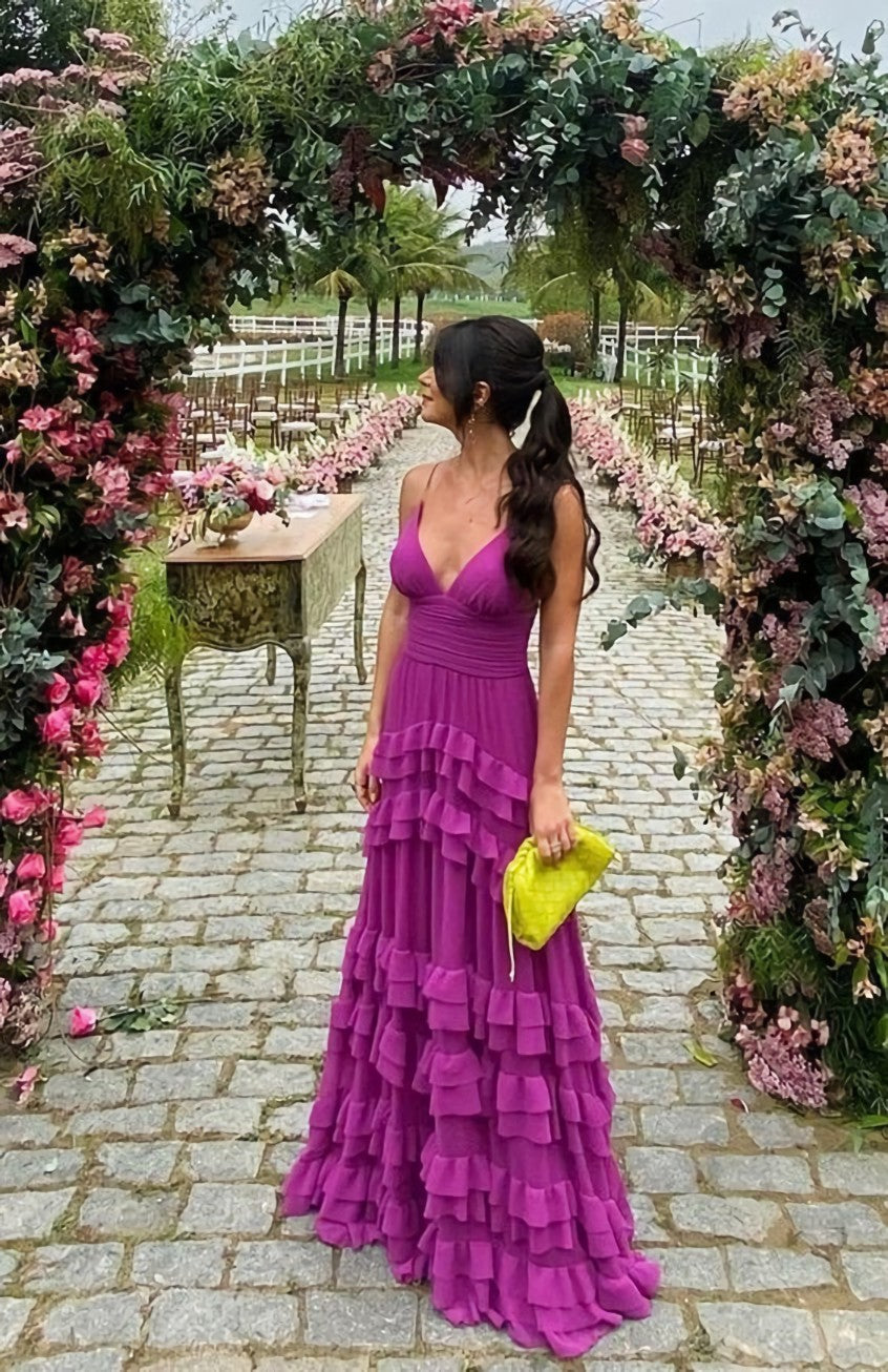 Party Dress Wedding Guest Dress, New Purple Prom Dress, Graduation Party Dresses, Prom Dresses For Teens